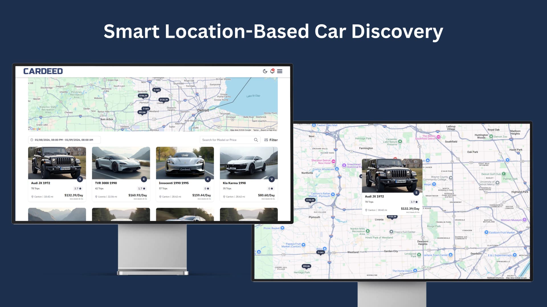 Cardeed – Car Rental & Fleet Management Web Platform screenshot 2