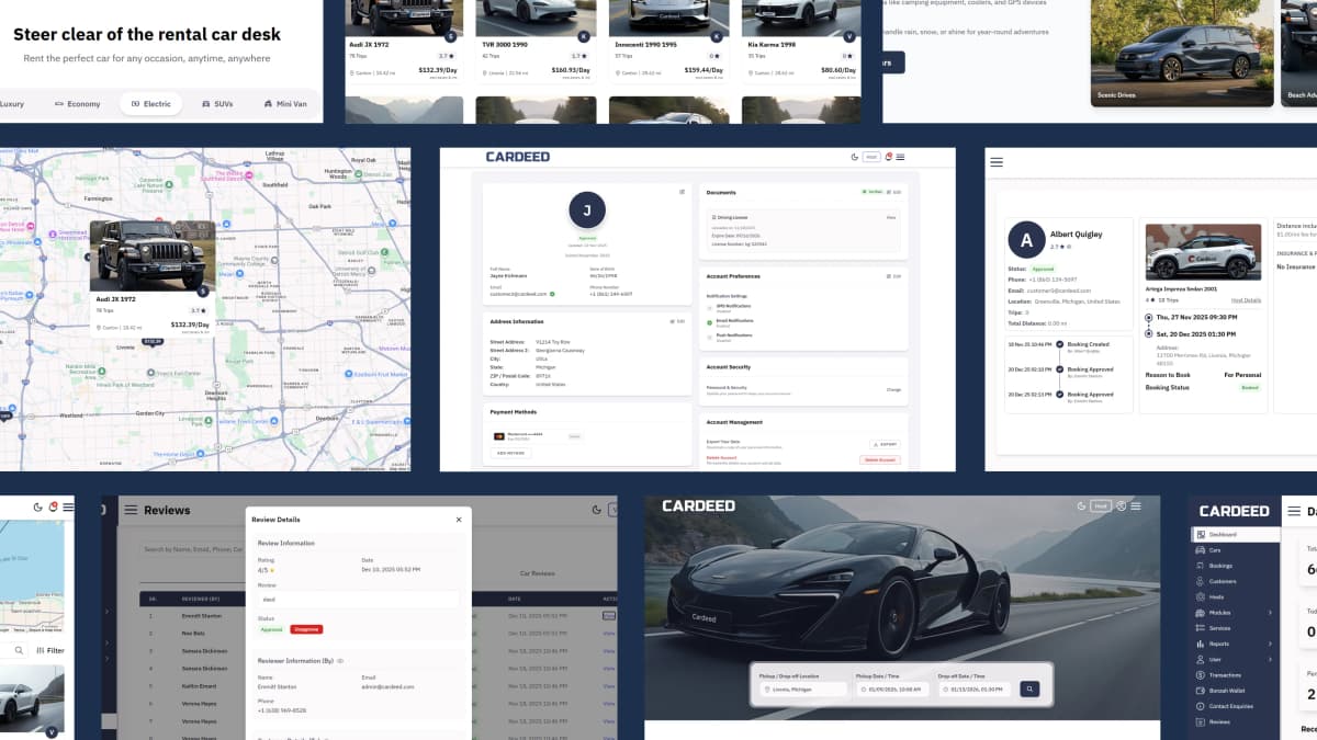 Cardeed – Car Rental & Fleet Management Platform screenshot 5