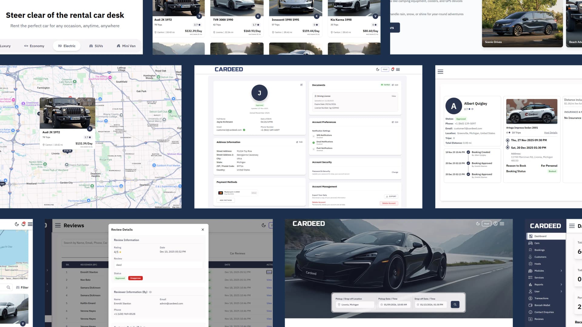 Cardeed – Car Rental & Fleet Management Web Platform screenshot 5