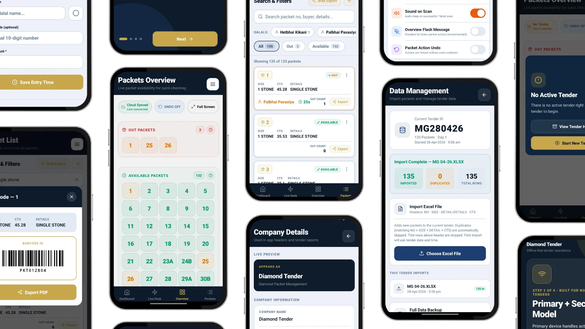 Diamond Tender – Smart Tender Management System screenshot 3