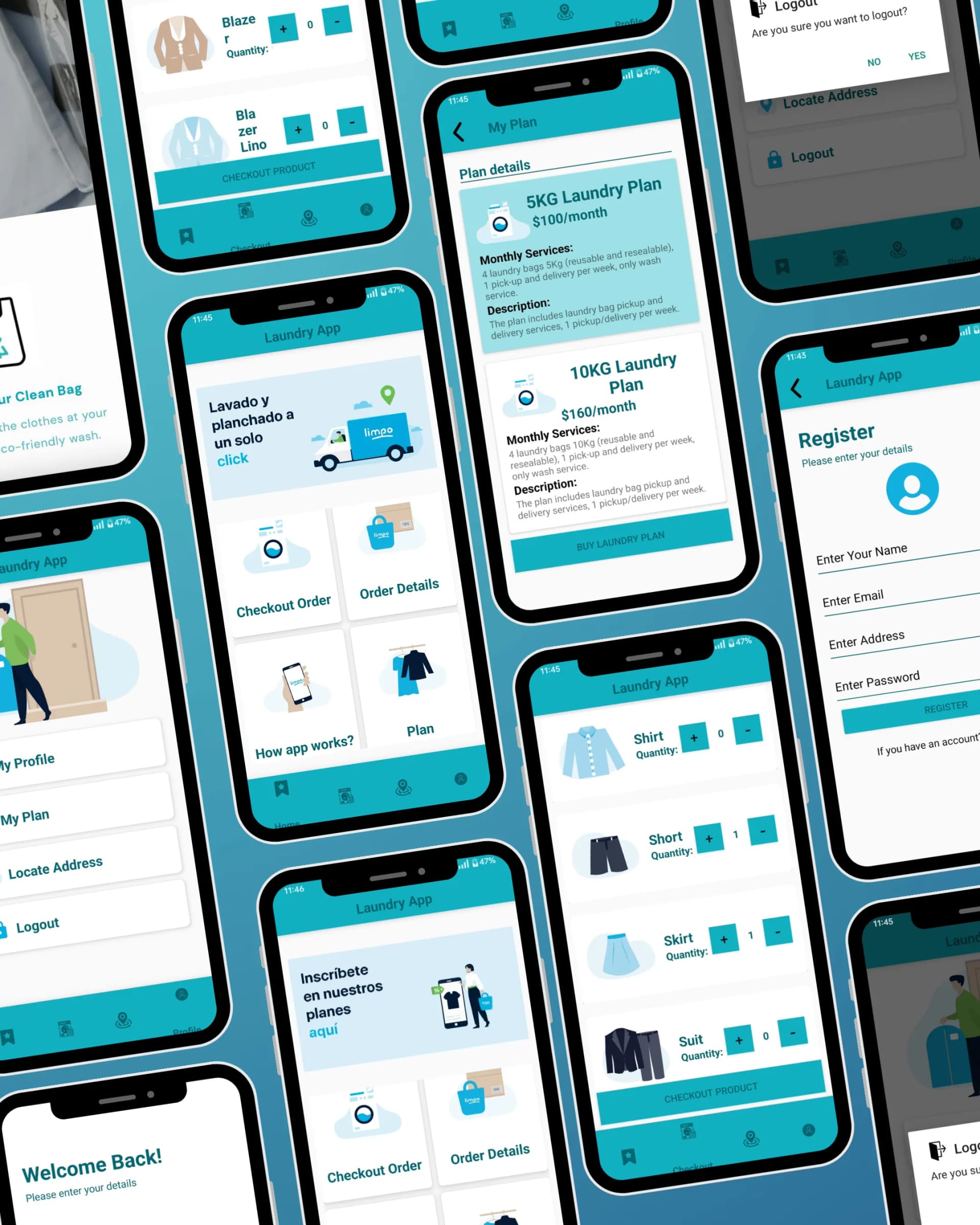 Laundry & Dry-Cleaning Mobile App Platform screenshot 3