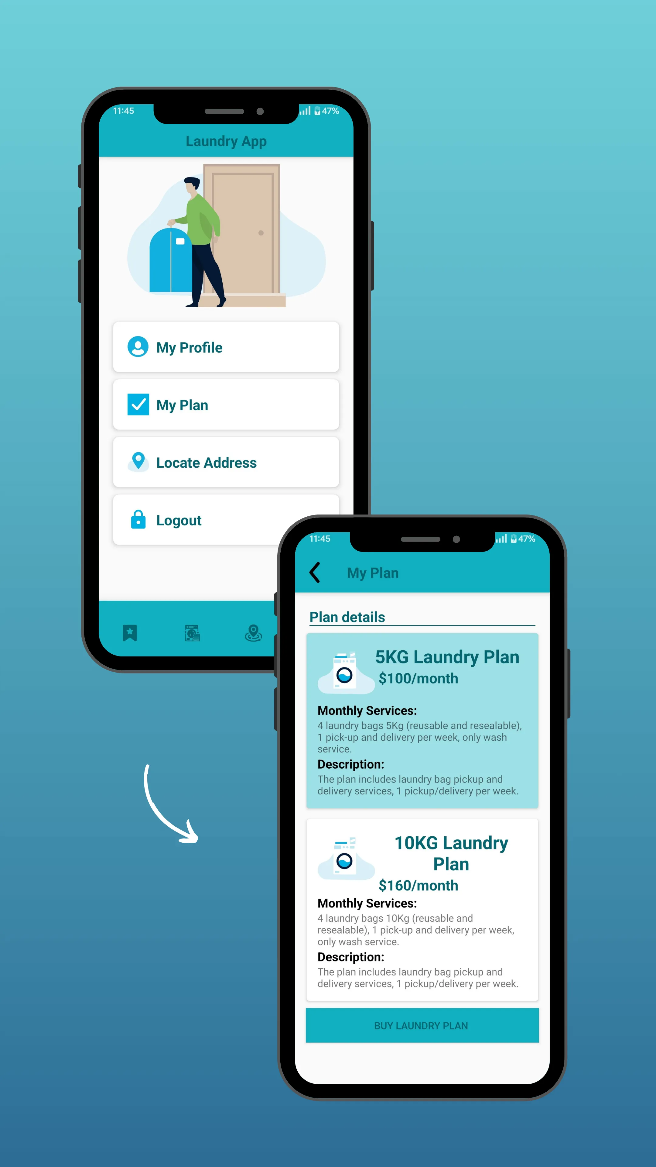 Laundry & Dry-Cleaning Mobile App Platform screenshot 5