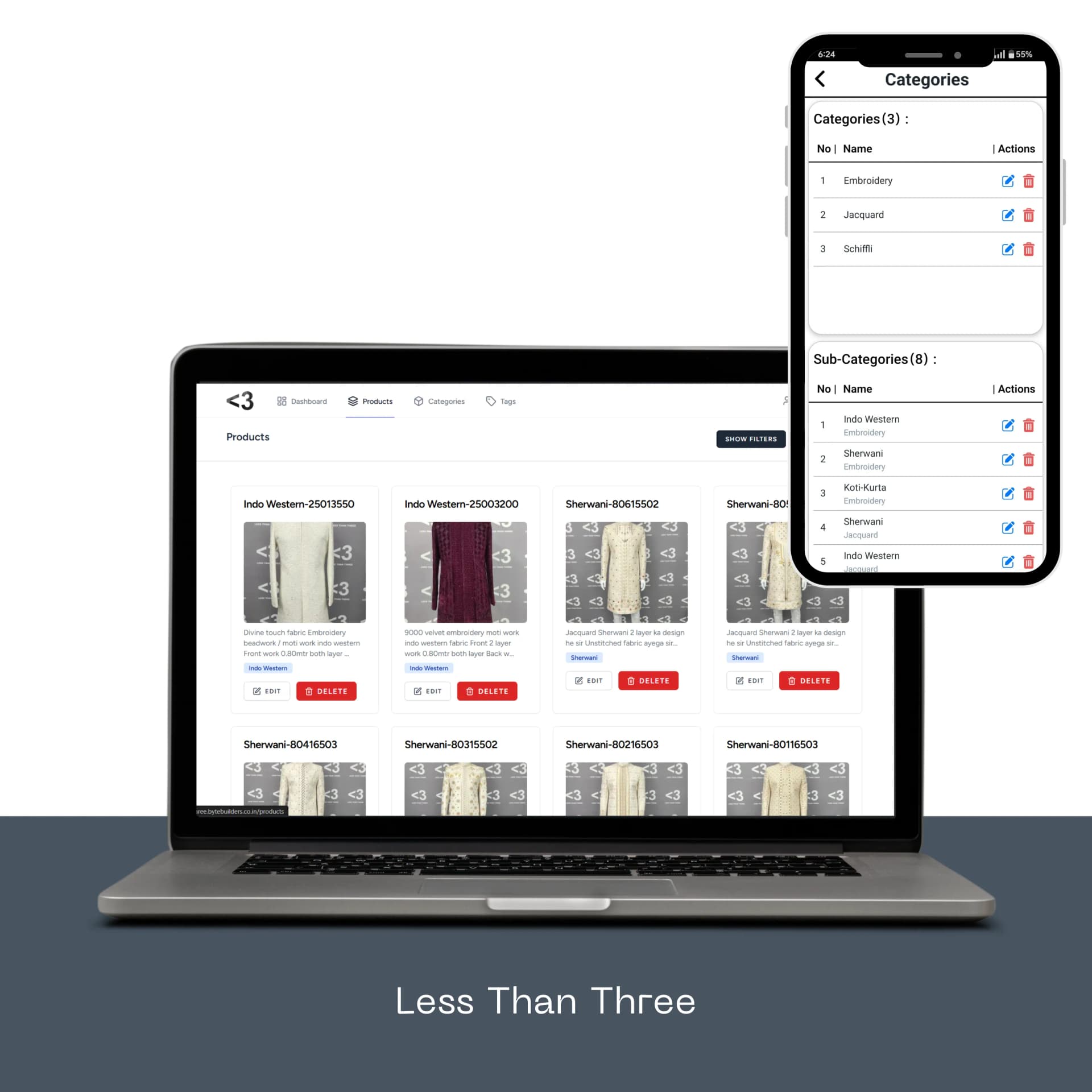 LessThanThree – Product Catalog Management Mobile App screenshot 4