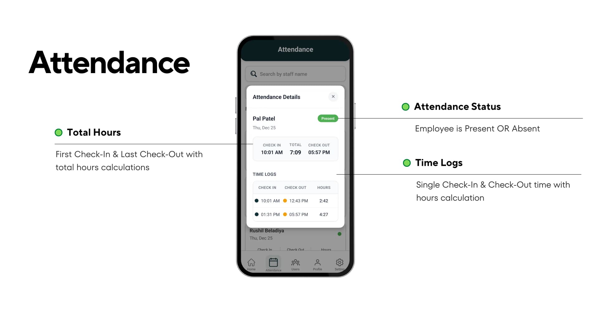 NFC Attendance Management System – Mobile & Web App screenshot 4