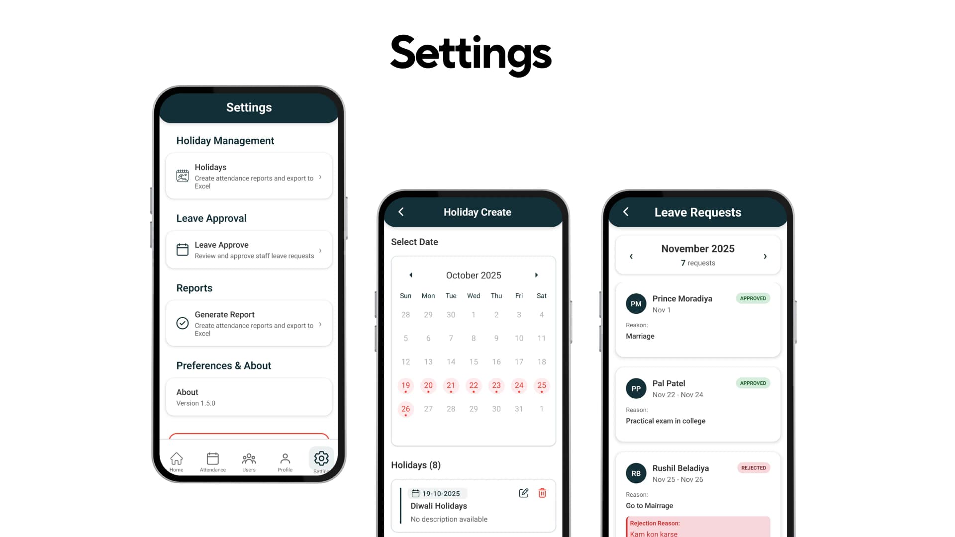 NFC Attendance Management System – Mobile & Web App screenshot 5