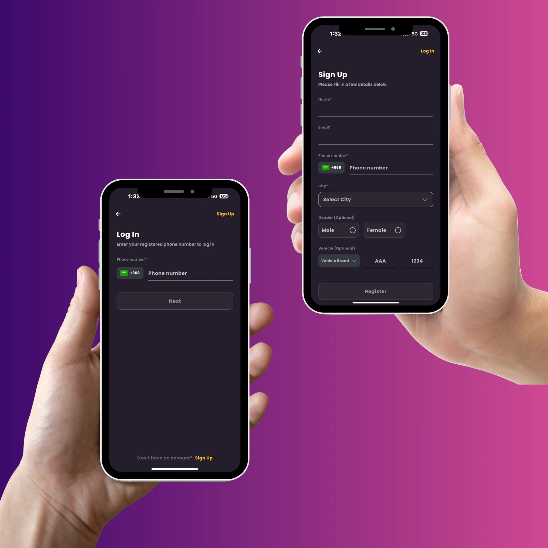 PICKED – Parking Reservation Mobile Application screenshot 2
