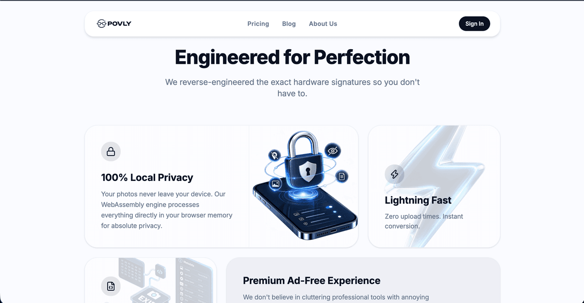 POVLY — Smart Glasses Creator Toolkit screenshot 3 - Pal Pavasiya Case Study