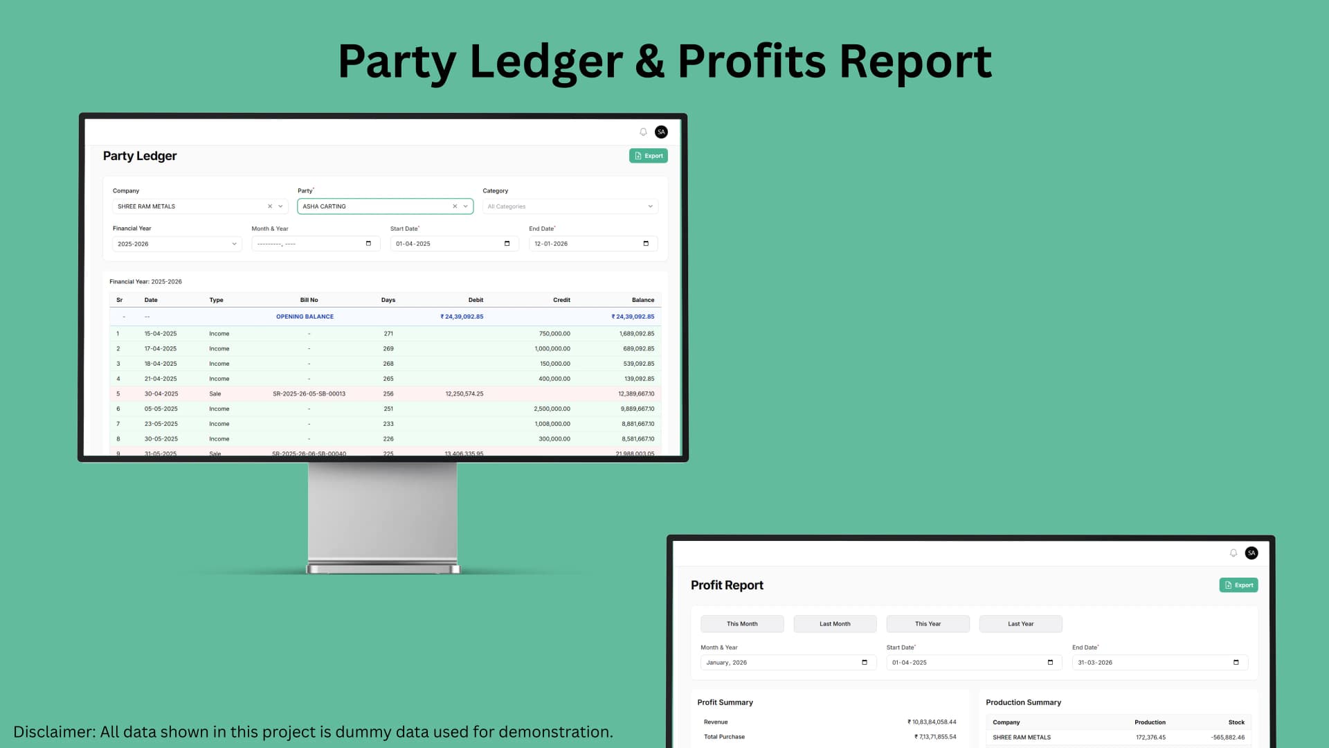 Quarry Accounting & ERP System for Mining Operations screenshot 3