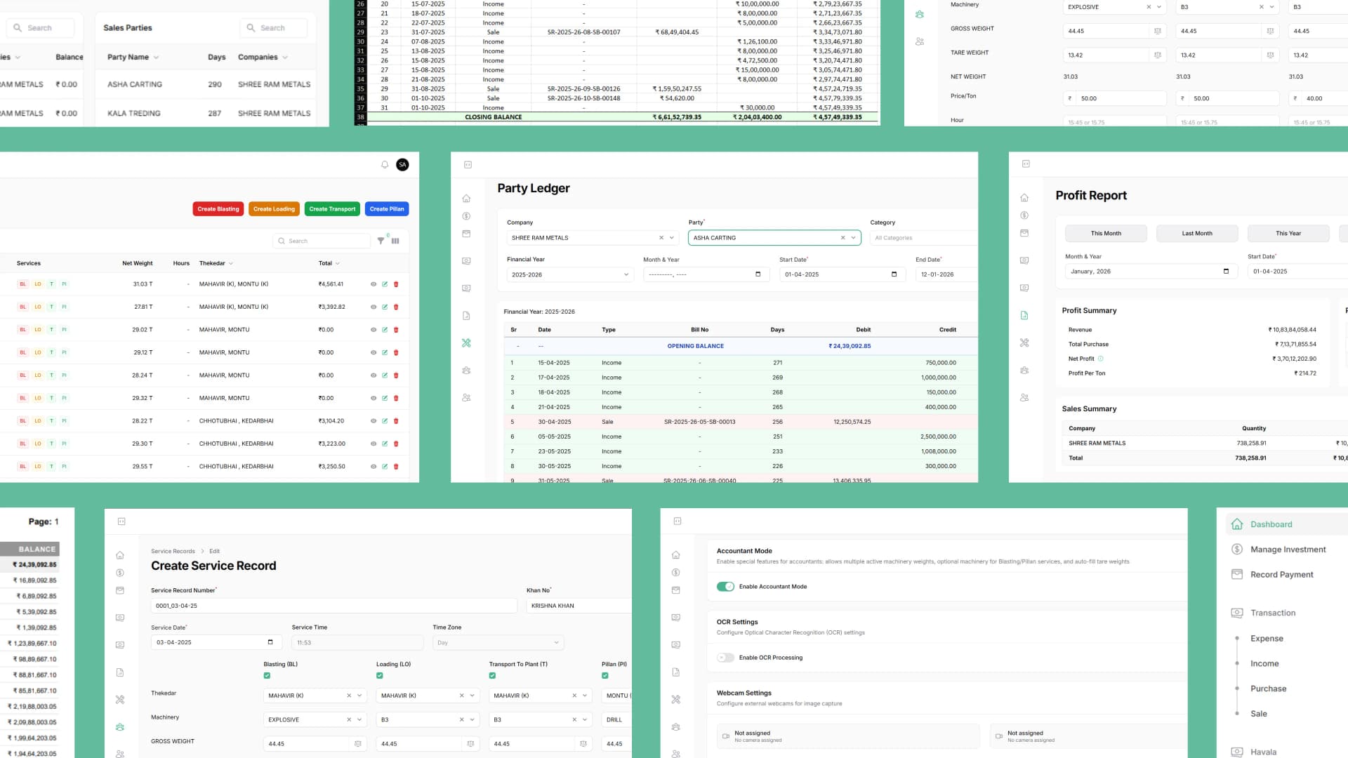 Quarry Accounting & ERP System for Mining Operations screenshot 5
