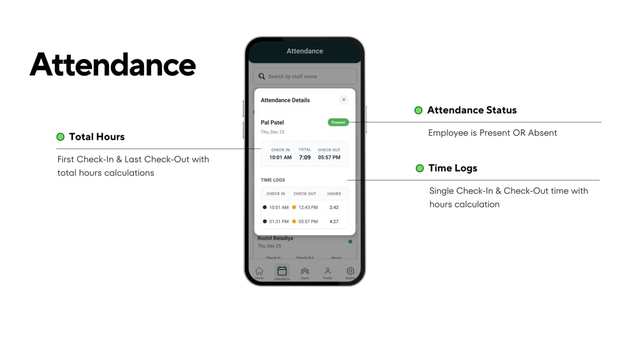 NFC Attendance Management System screenshot 4