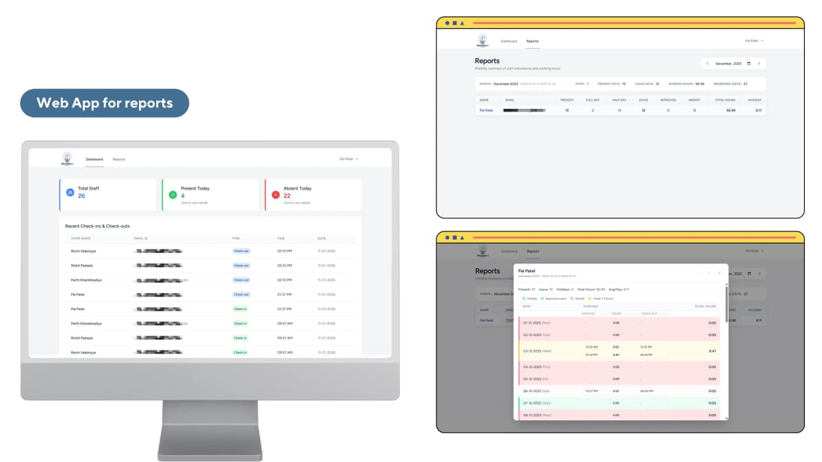NFC Attendance Management System screenshot 6