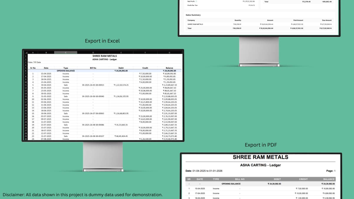 Quarry Accounting & ERP System screenshot 4