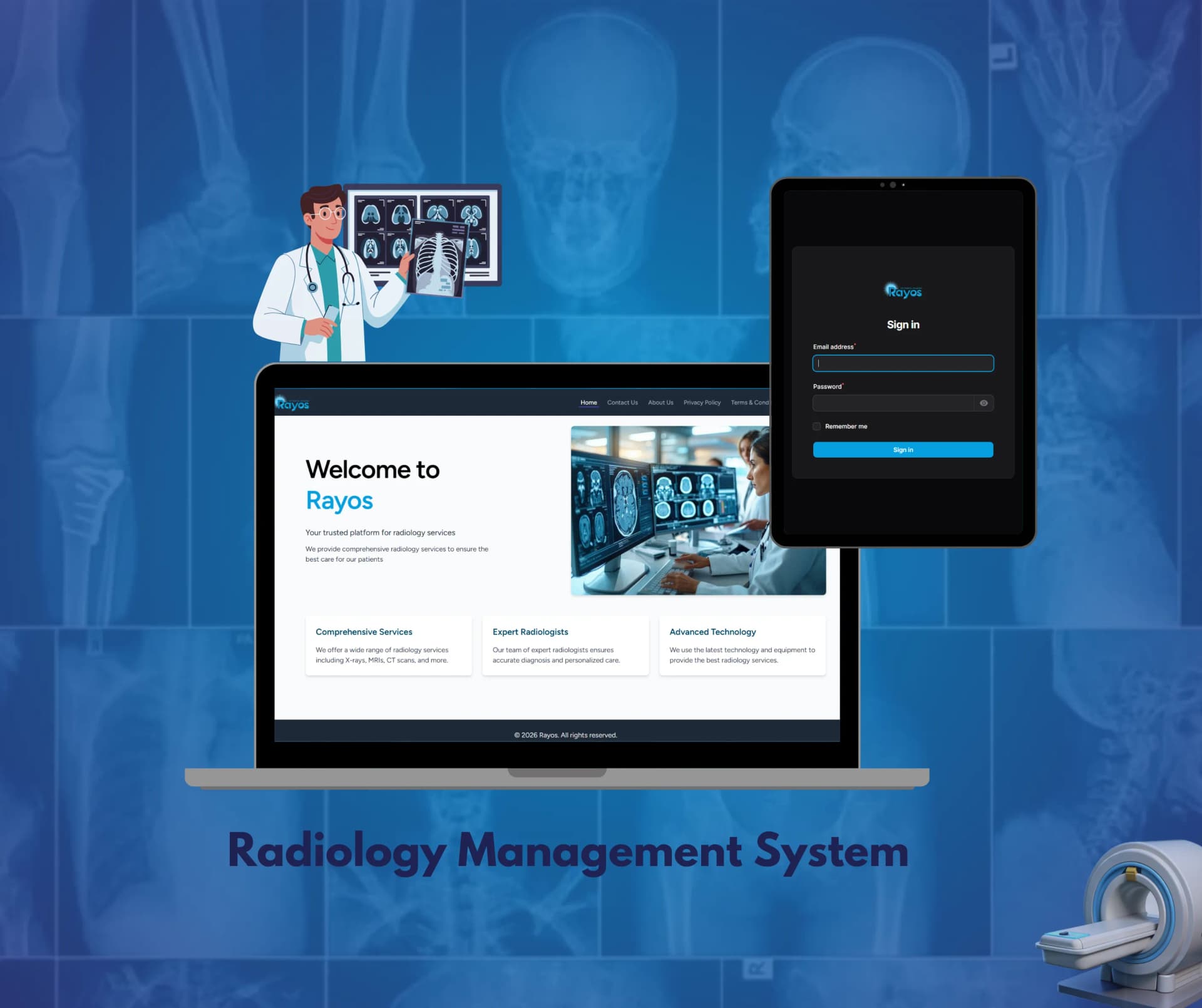 Radiology Management System – Dental Clinic Web App